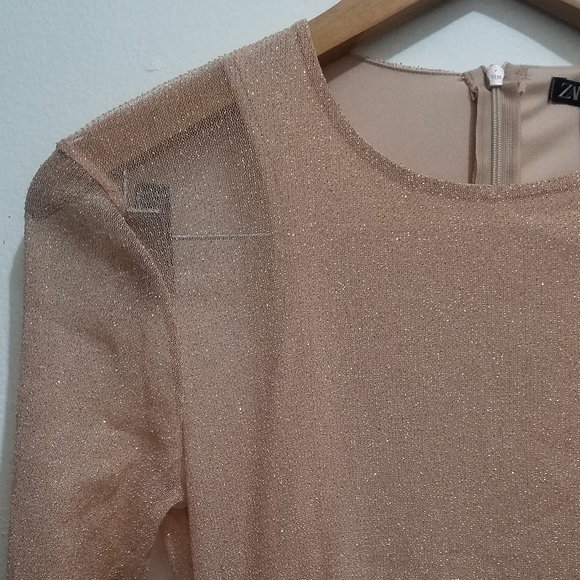 NWT SPARKLY TULLE DRESS  BRONZE 4688/242. - Picture 8 of 10